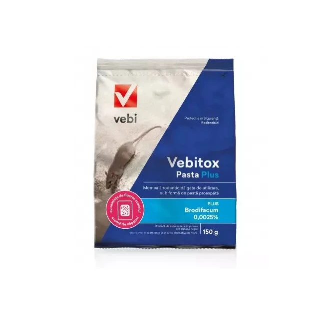 Raticid Pastă Plus 150Gr Vebitox